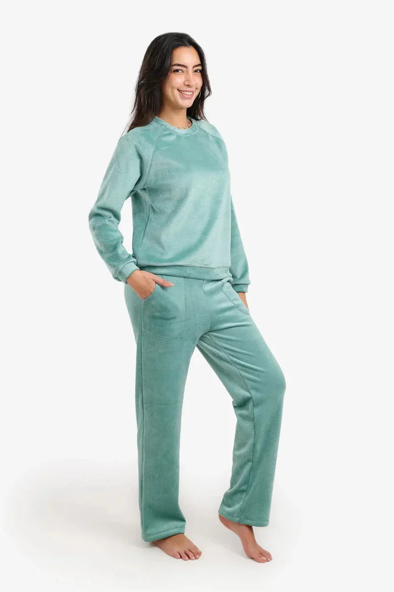 Carina - Textured Pattern Pyjama Set 5