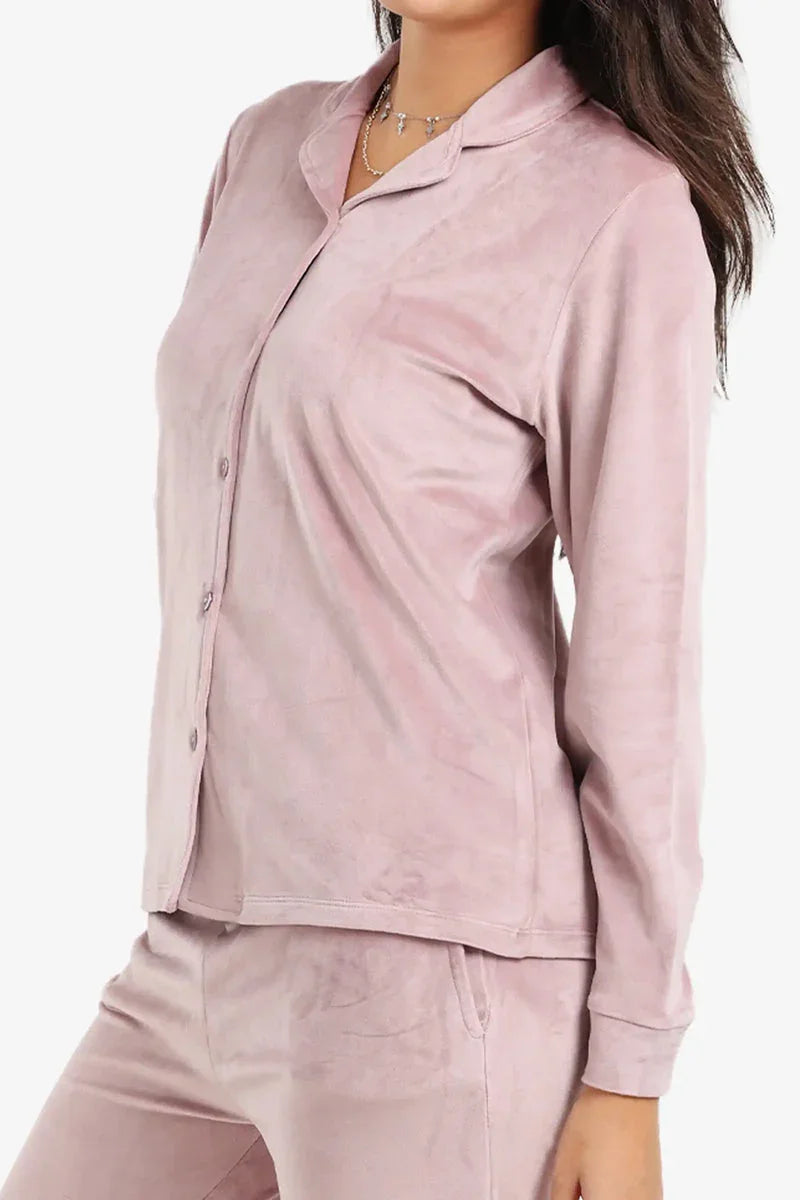 Carina - Velvet Classic Pyjama Set 14