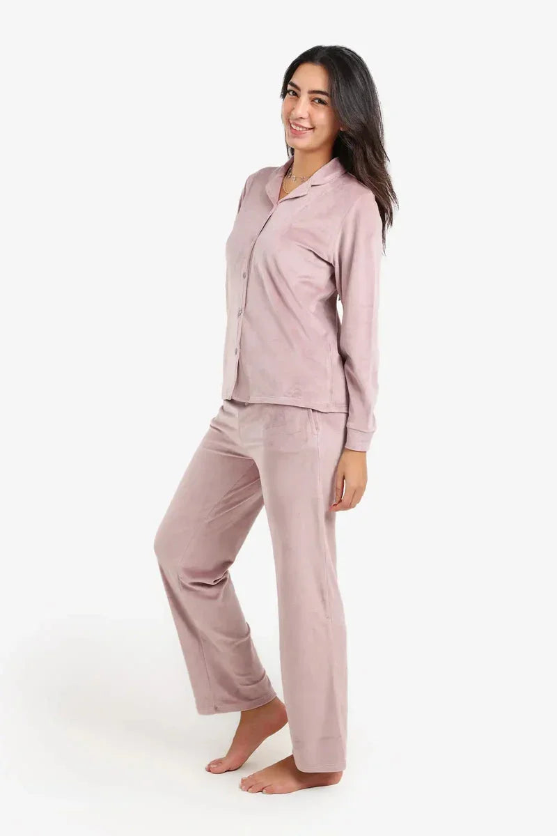 Carina - Velvet Classic Pyjama Set 10