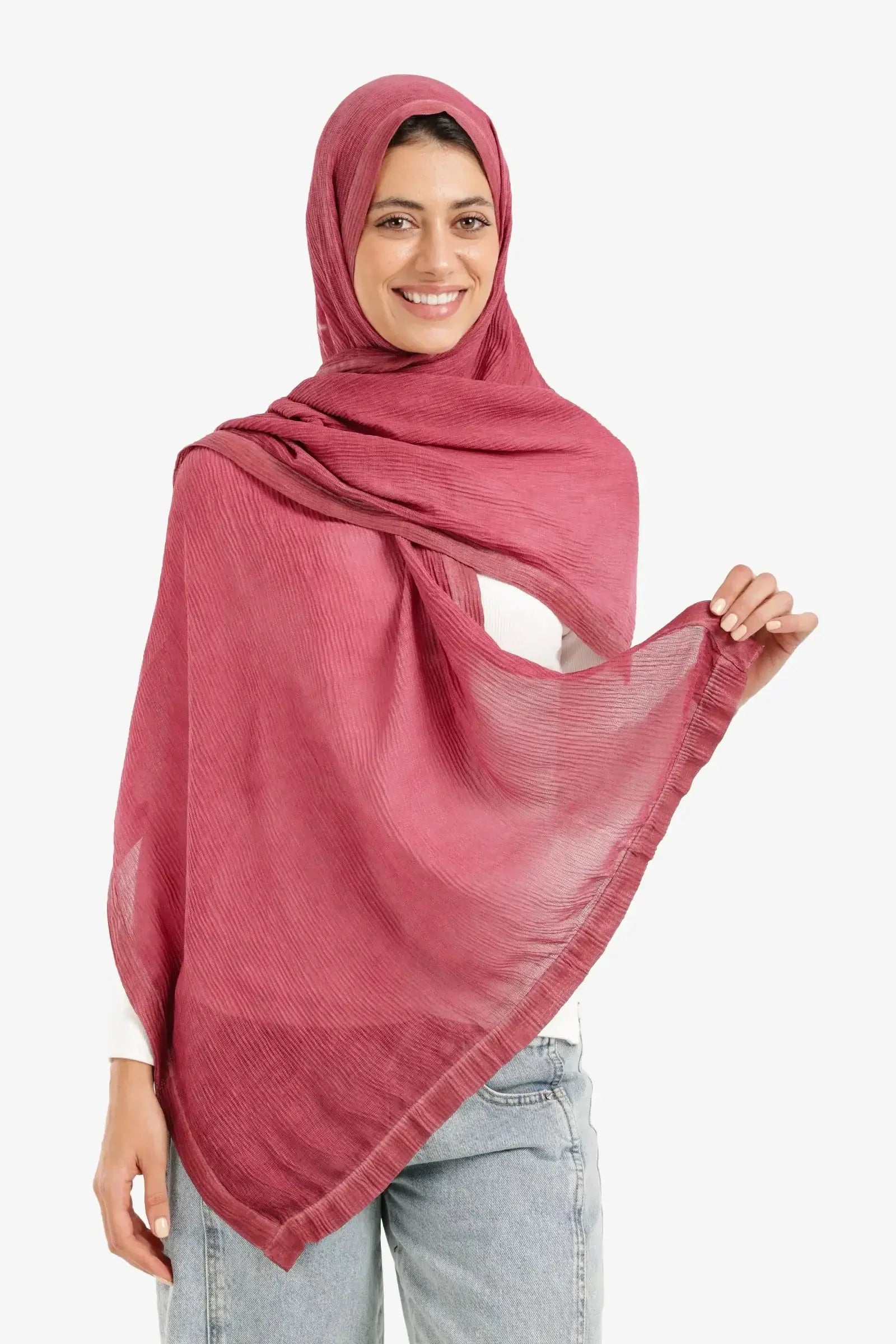 Carina - Plain Bliss Satin Scarf 4