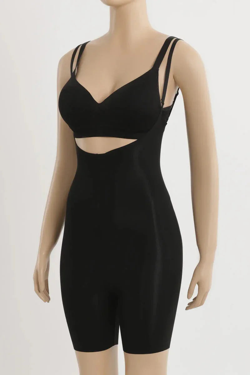 Carina - Plain Braless Bodysuit 1