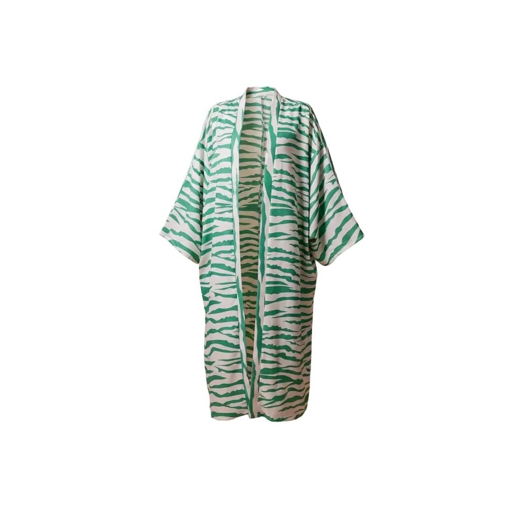 Viva - Zebra Print Kimono 1