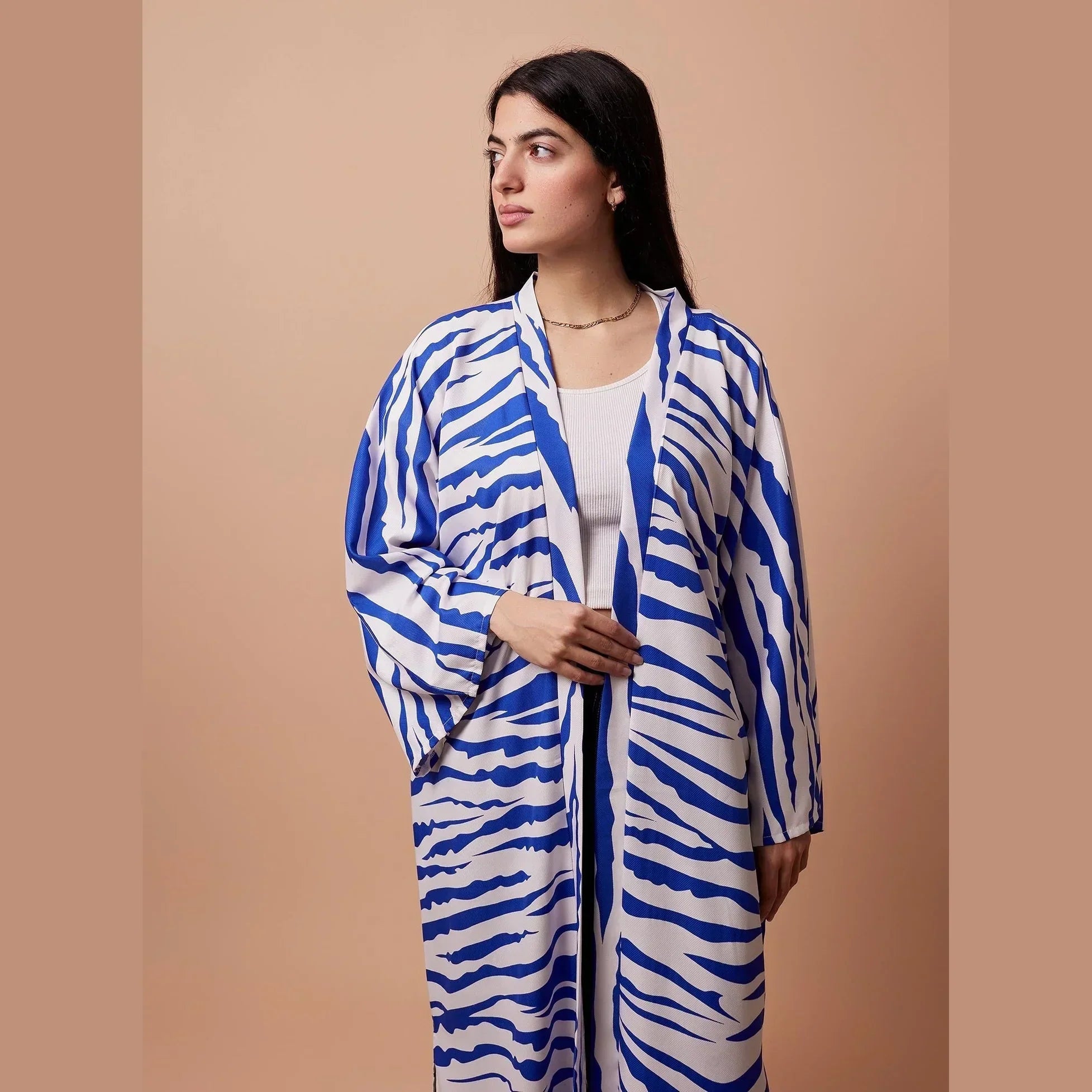 Zebra Print Kimono - Viva - Babazzaro
