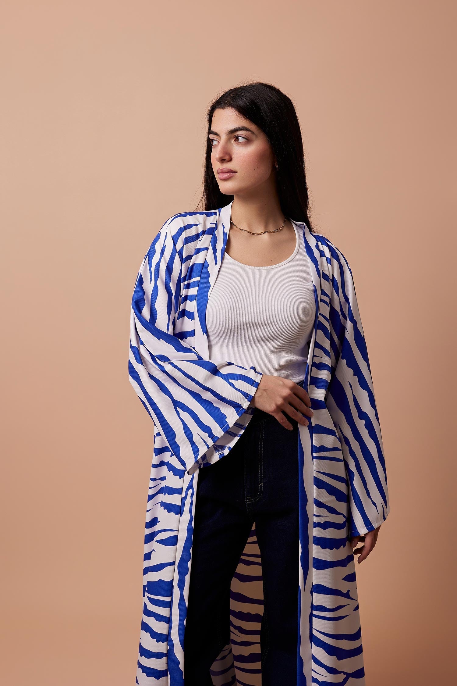 Viva - Zebra Print Kimono 5