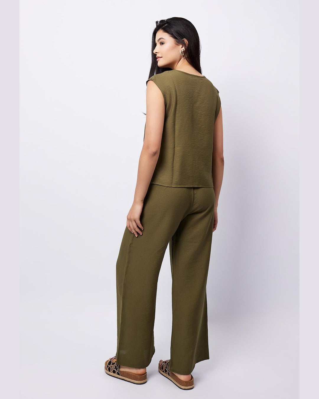 Viva - Linen Set Top & Wide Pants 3