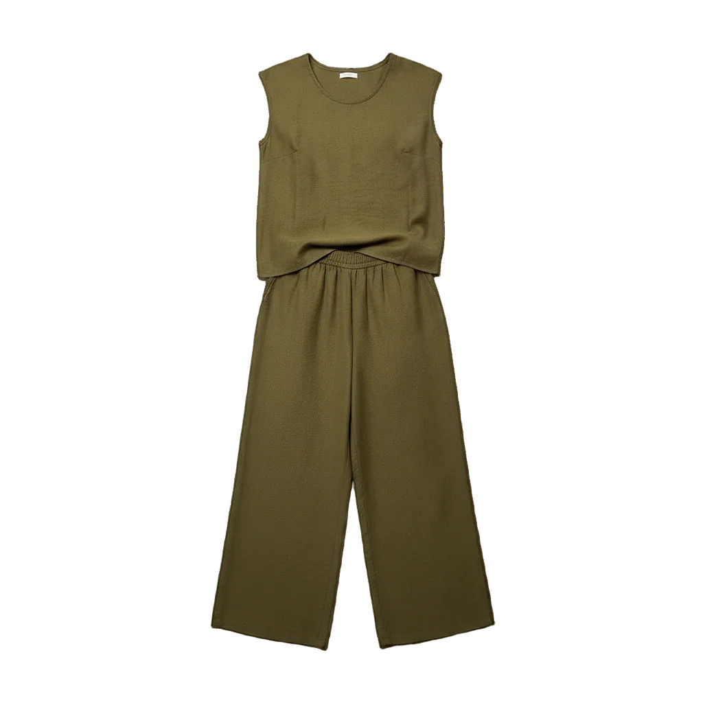Viva - Linen Set Top & Wide Pants 1