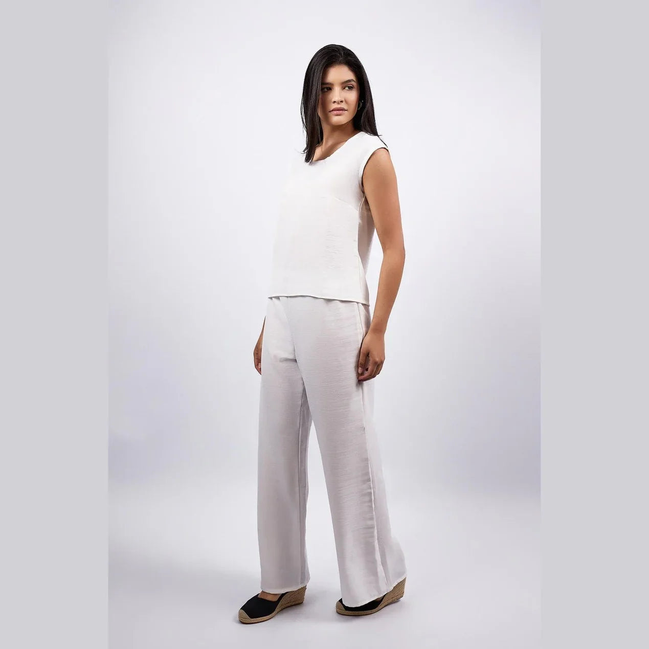 Viva - Linen Set Top & Wide Pants 13
