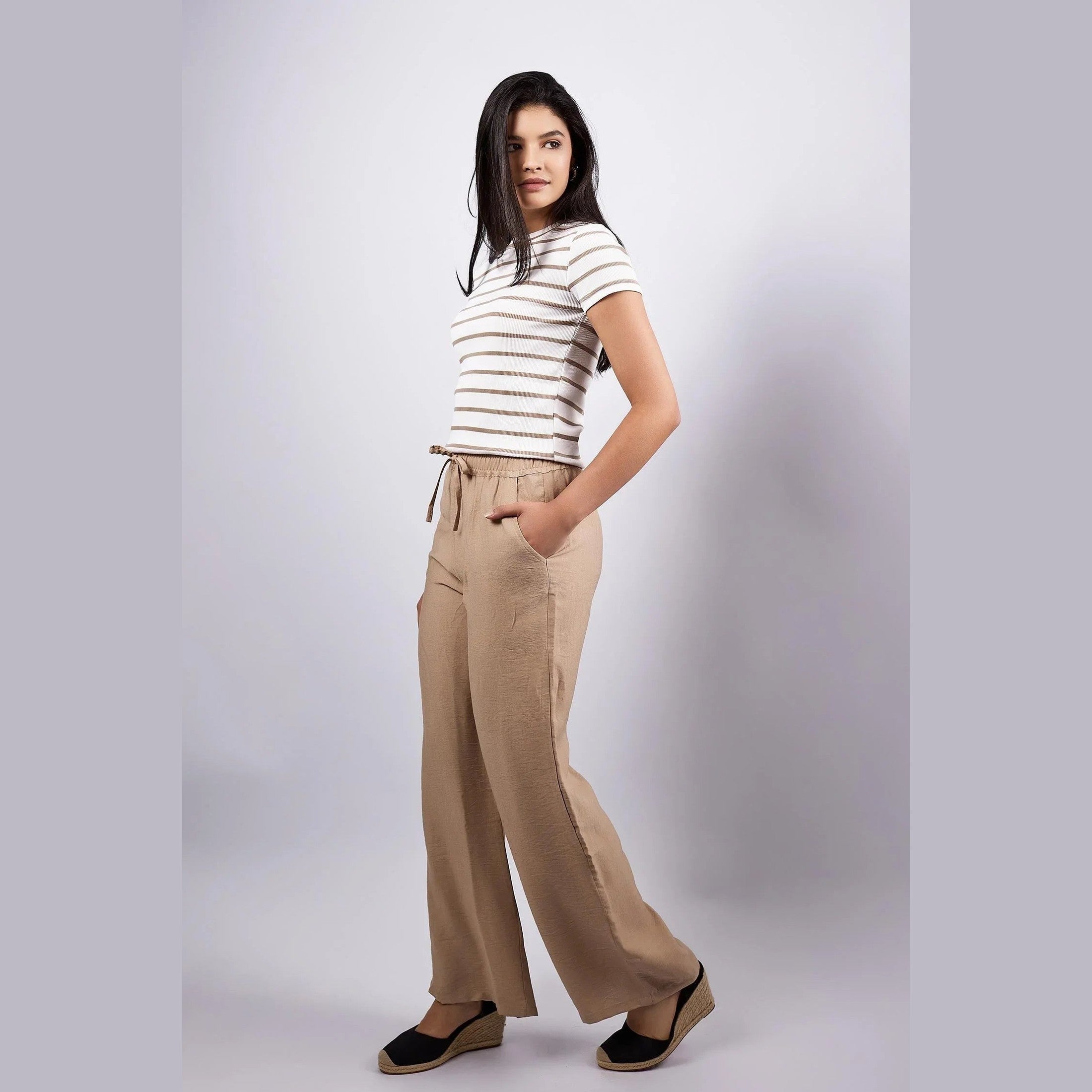 Viva - Striped Basic Top 9