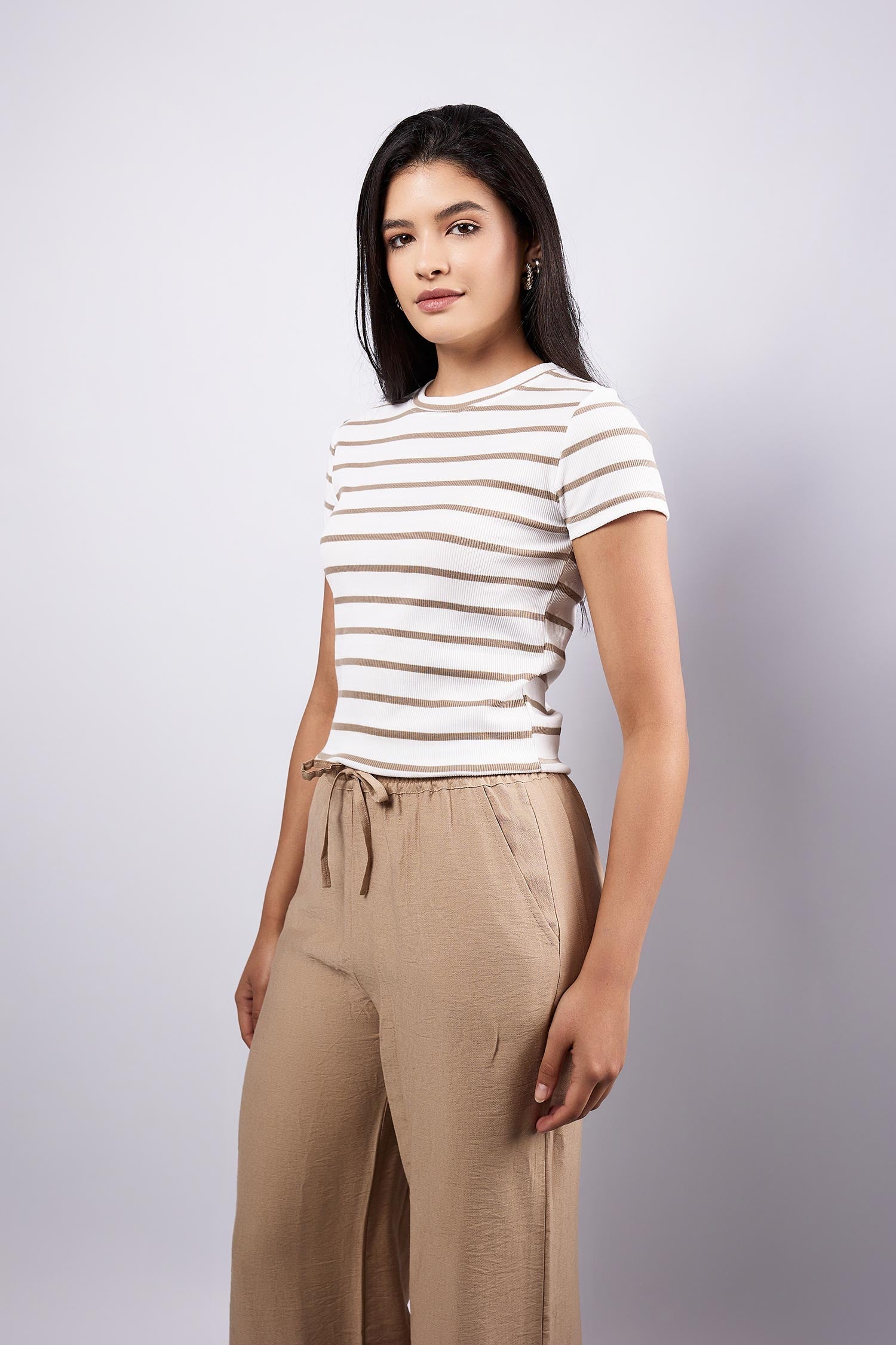 Viva - Striped Basic Top 6
