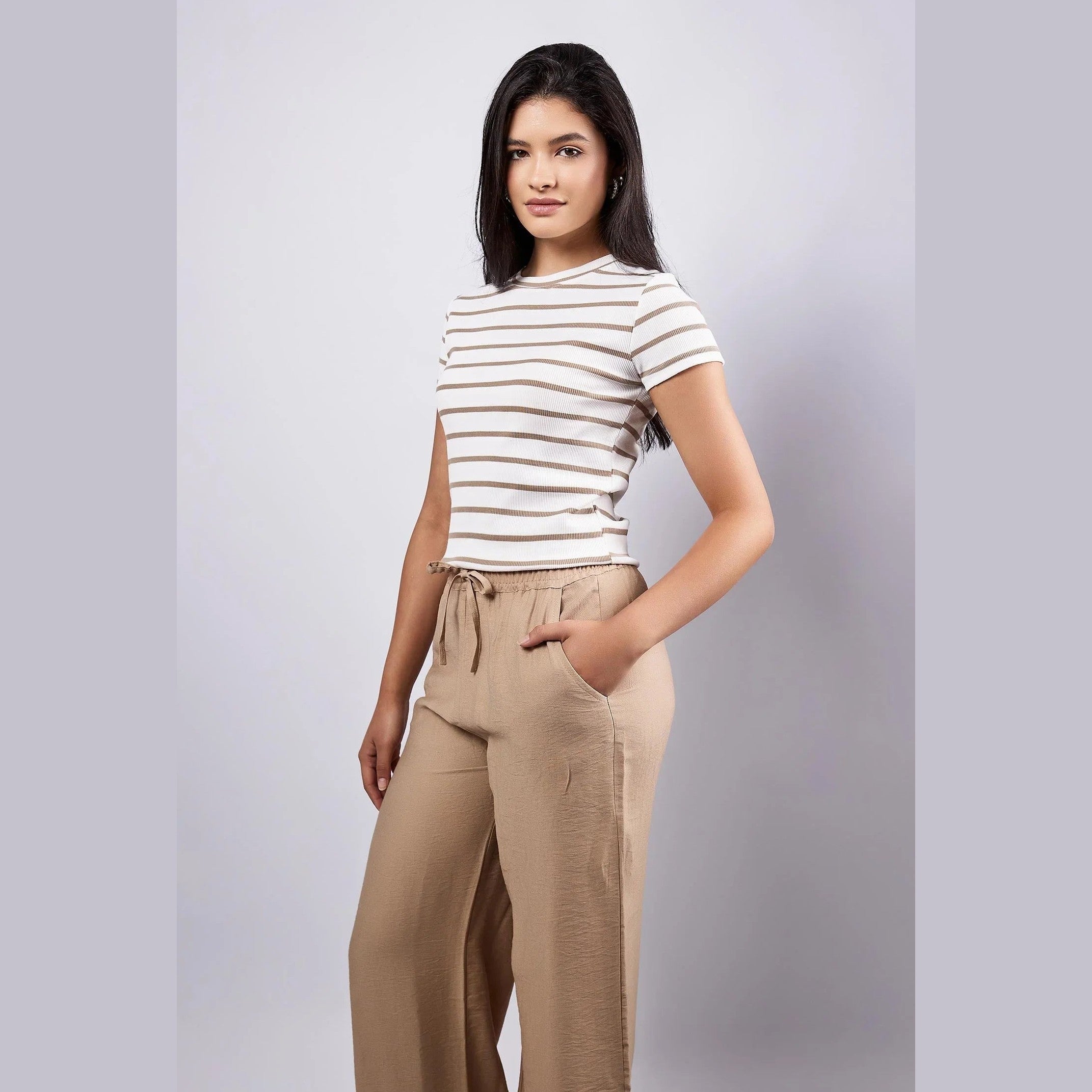 Viva - Striped Basic Top 6