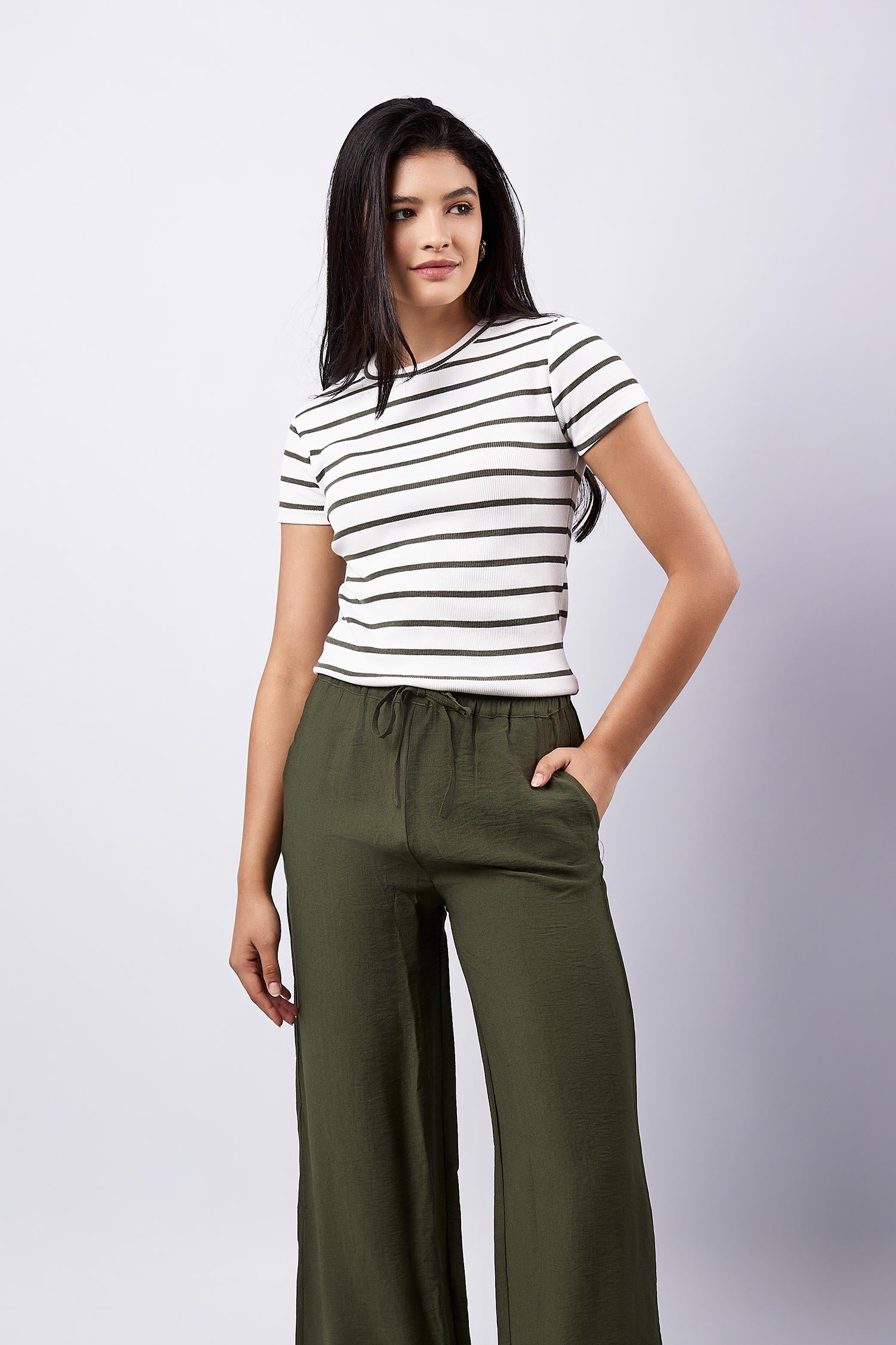 Viva - Striped Basic Top 3