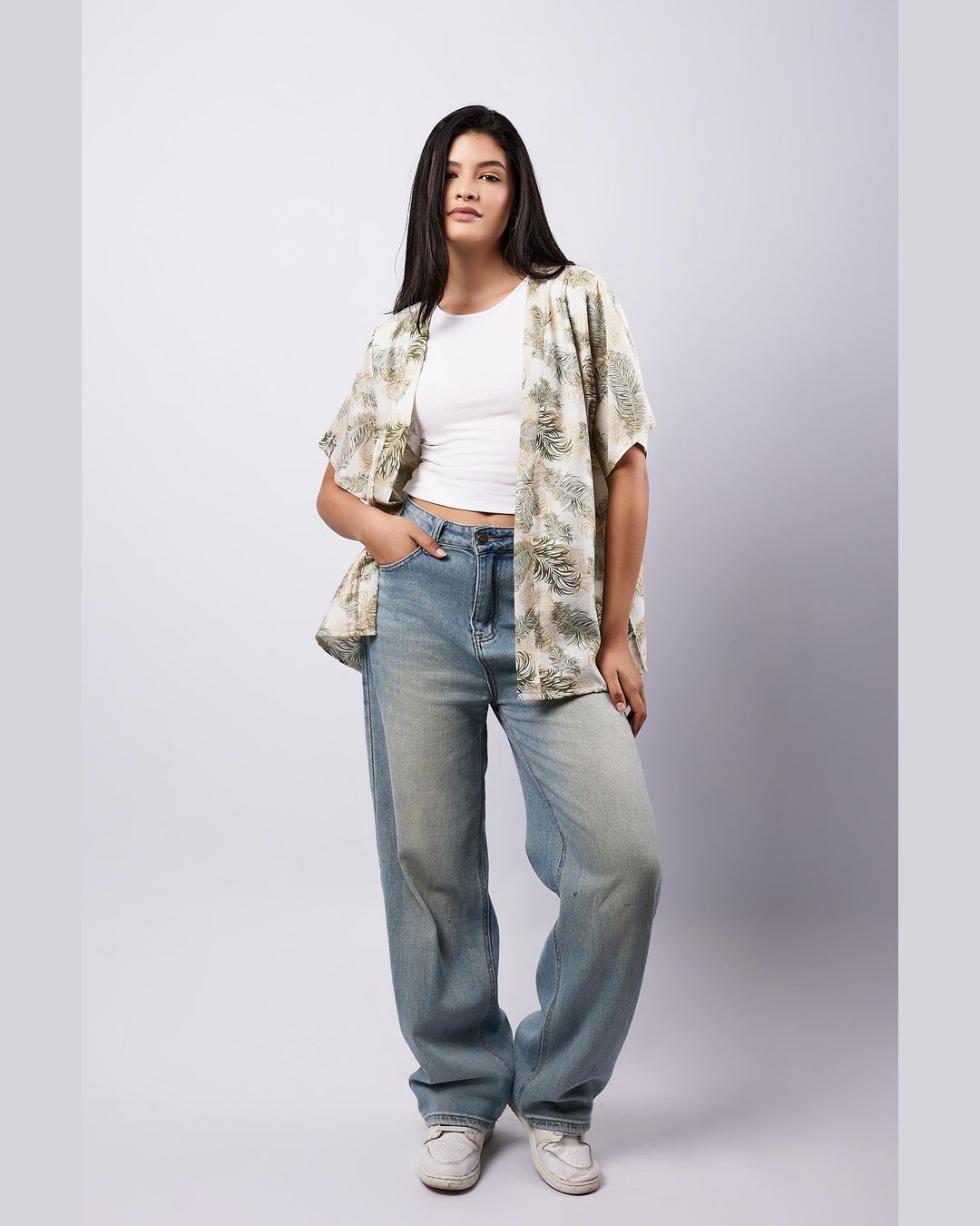 Viva - Printed Linen Cardigan 4