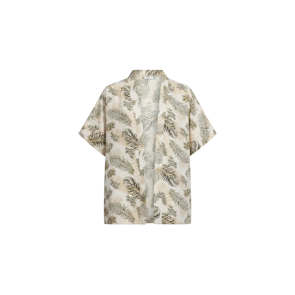 Viva - Printed Linen Cardigan 1