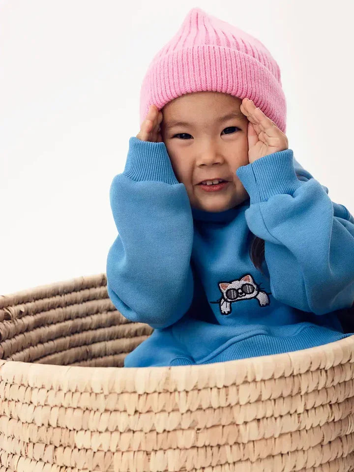 Colour Capsules - Chill Cat Hoodie – Embroidered 5