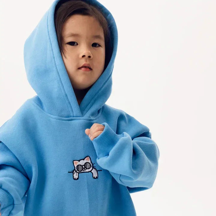 Chill Cat Hoodie – Embroidered - Colour Capsules - Babazzaro