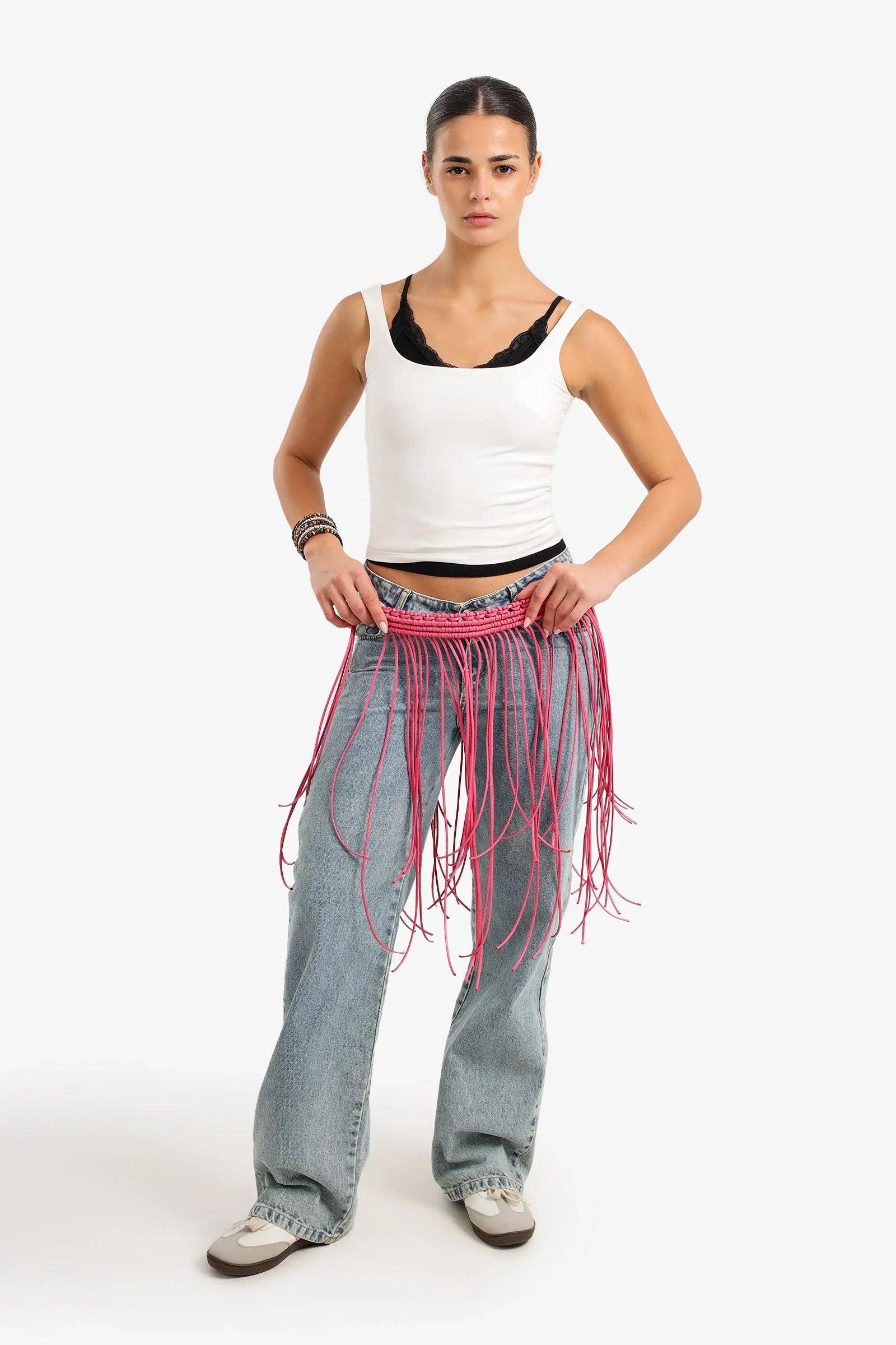 Clue - Waist Braided Fringe Belt 2