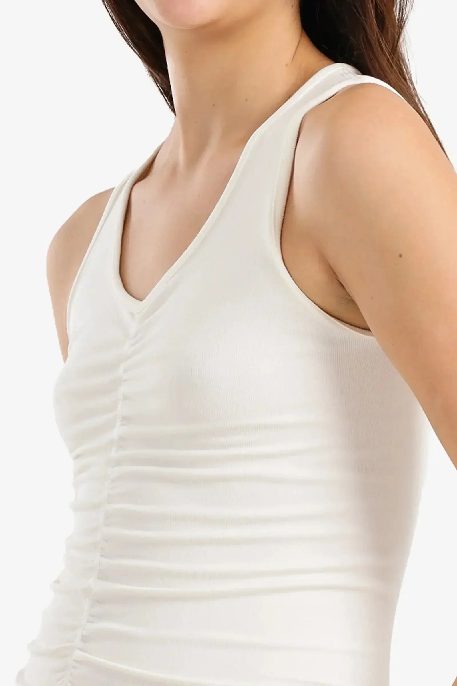 Carina - Ruched V-Neck Top 8