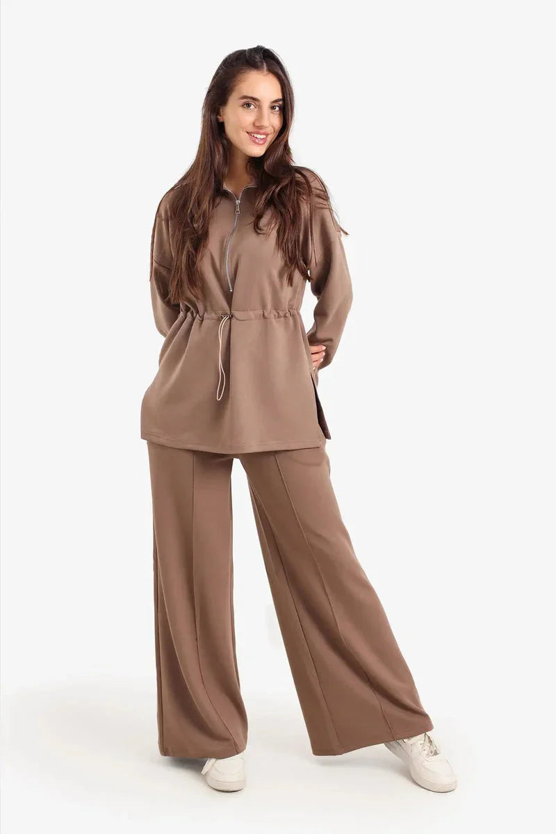 Carina - Half Zip-Up Lounge Sweatshirt 12