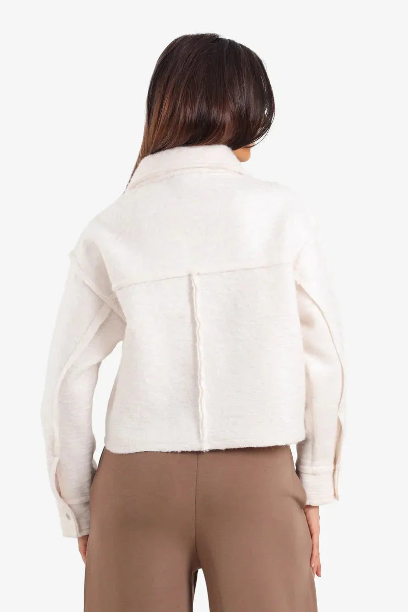 Carina - Cropped Fleece Zip-Up Jacket 5