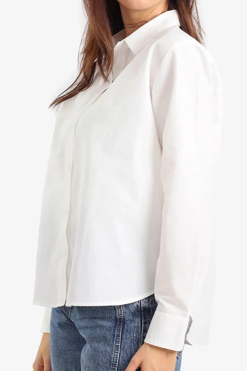 Carina - Classic Asymmetric Hem Shirt 8