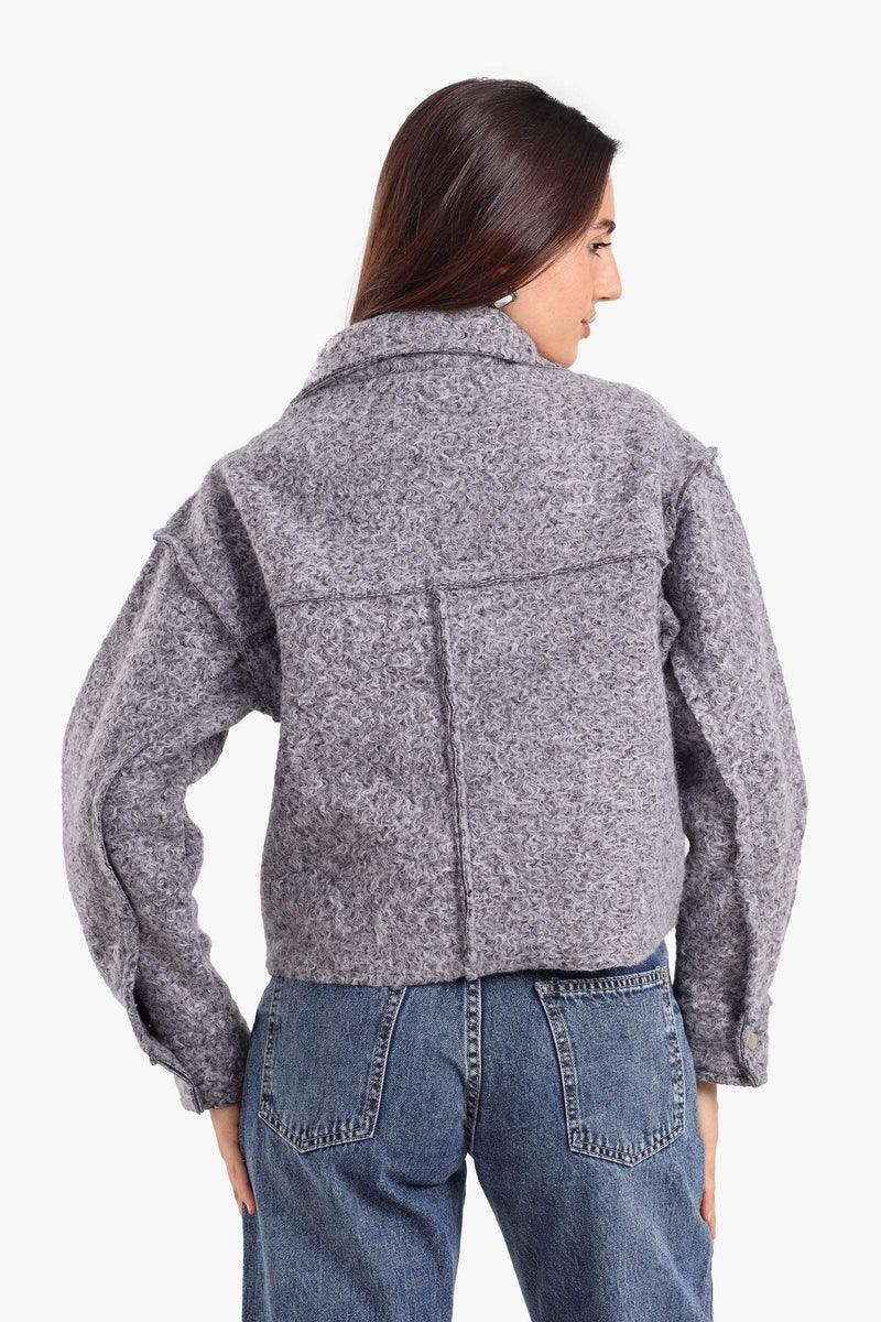 Carina - Cropped Fleece Zip-Up Jacket 6