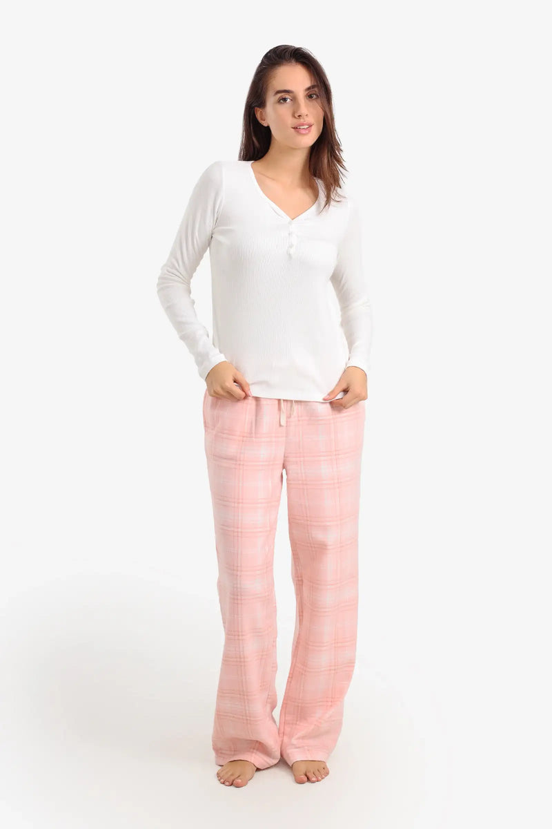 Carina - Round Neck Pyjama Set