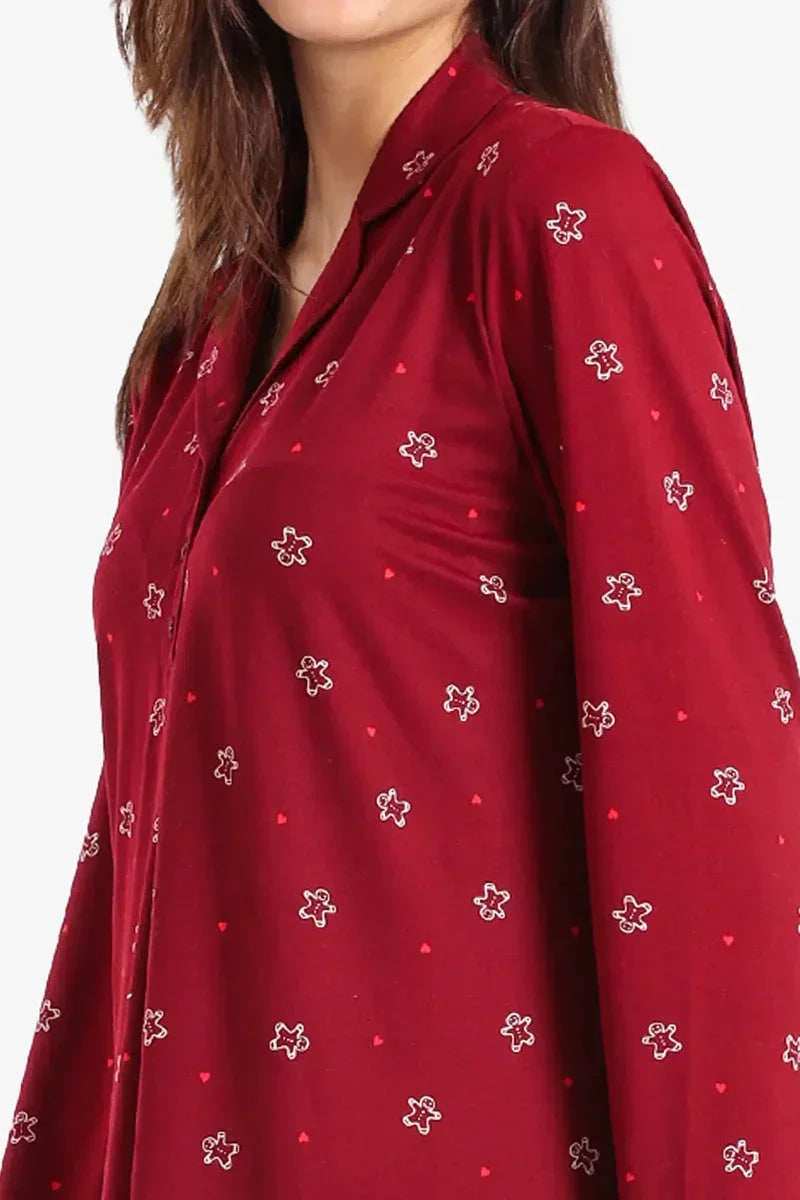 Carina - Long Sleeve Maxi Nightgown 5