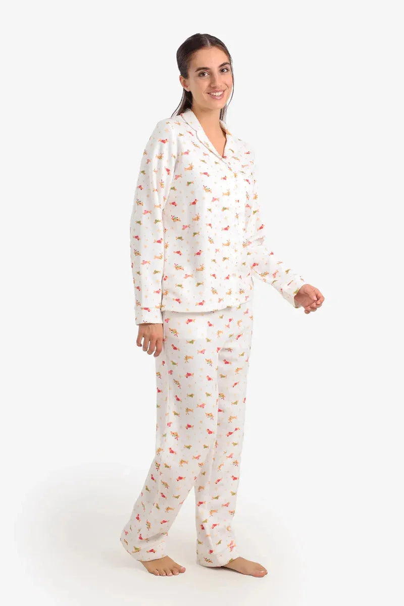 Carina - Christmas Printed Pyjama Set 2