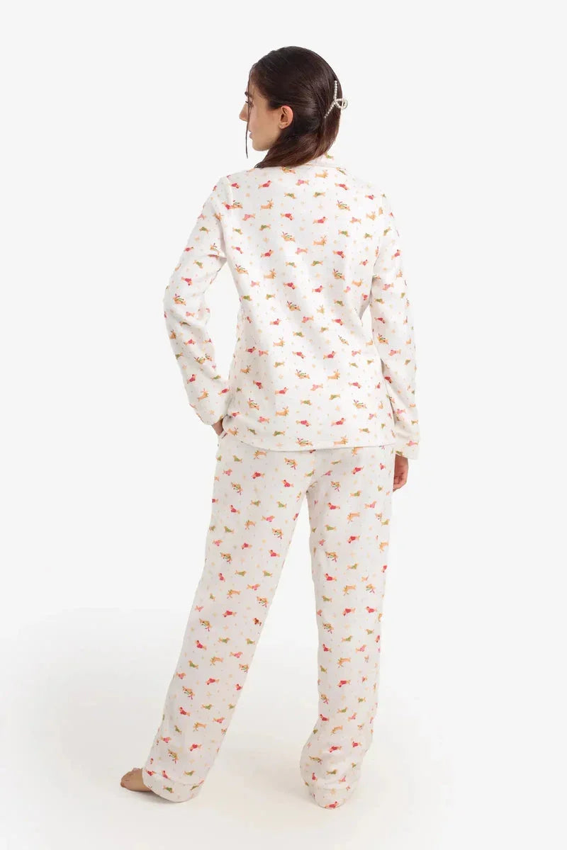 Carina - Christmas Printed Pyjama Set 4