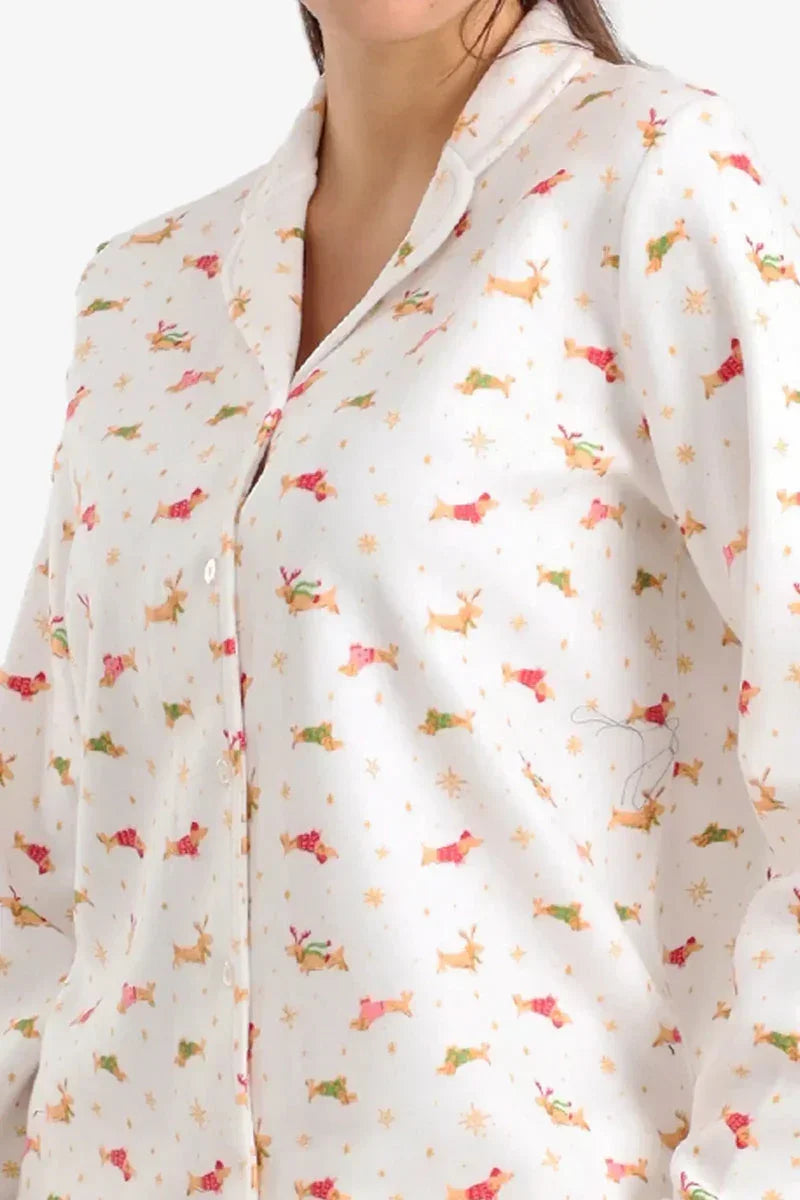 Carina - Christmas Printed Pyjama Set 5