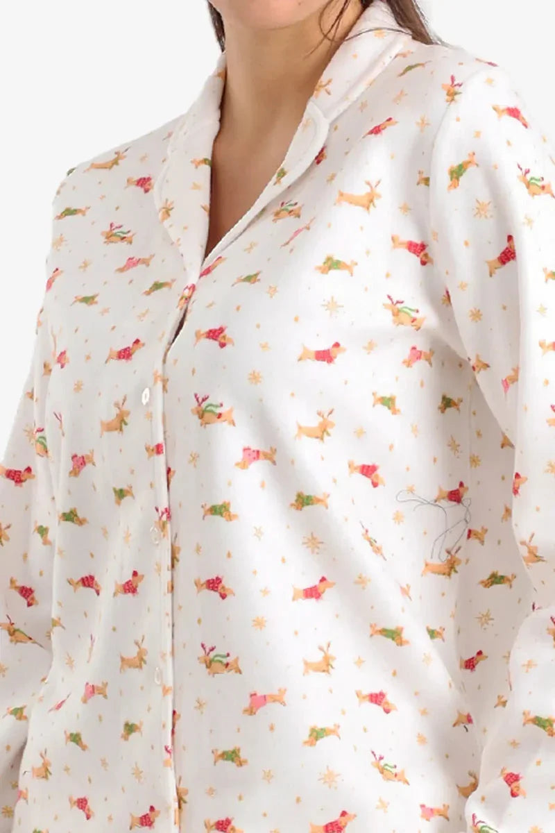 Carina - Christmas Printed Pyjama Set 5