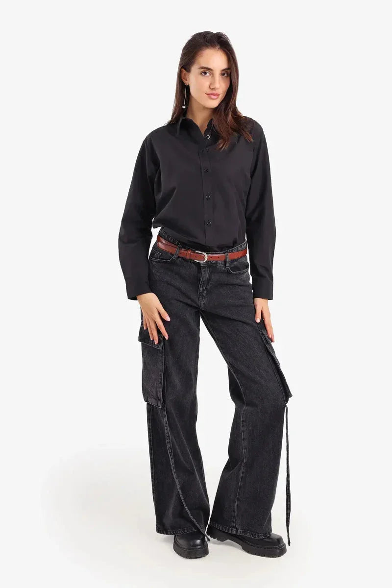 Carina - Classic Asymmetric Hem Shirt 9