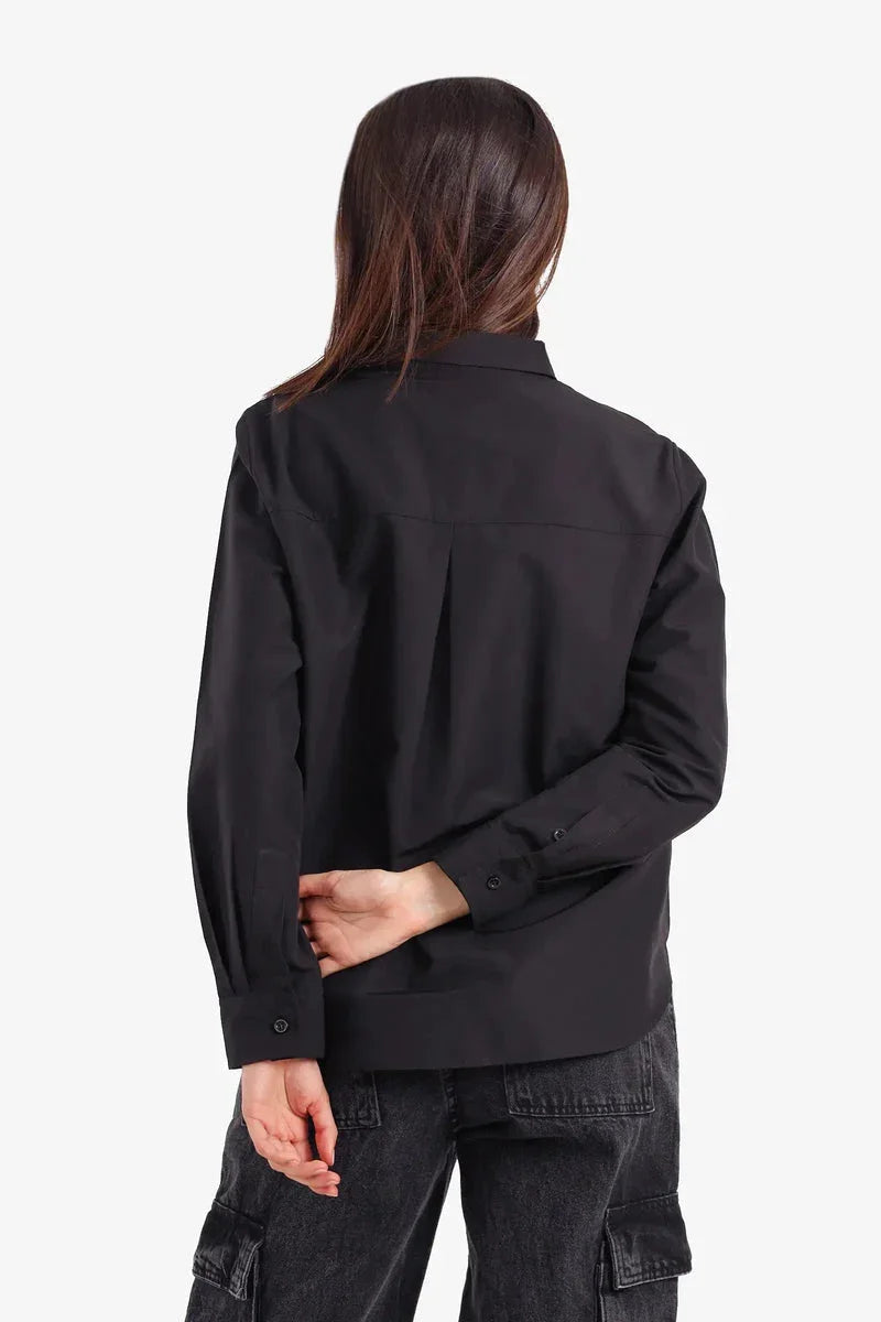 Carina - Classic Asymmetric Hem Shirt 5