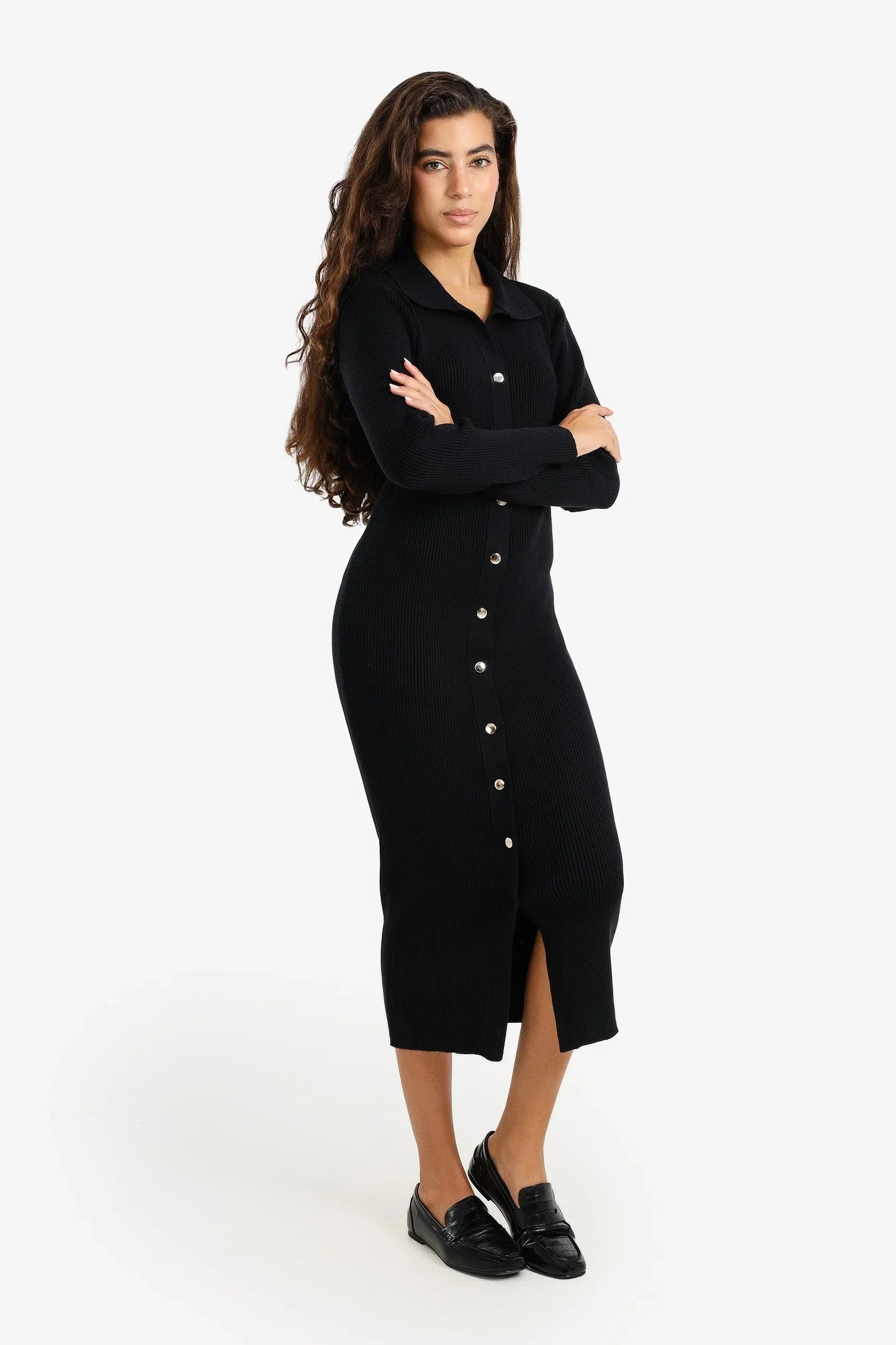 Clue - Button-Down Midi Dress 3