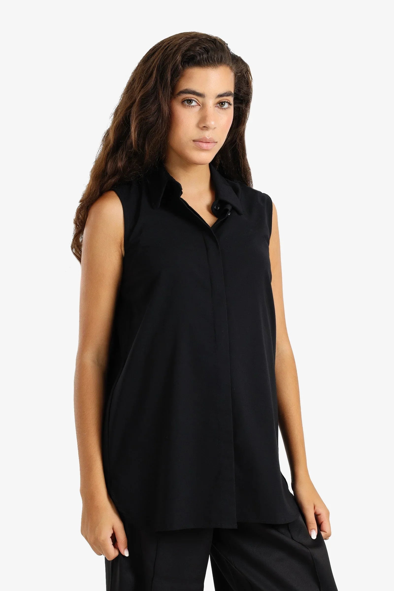 Clue - Classic Hidden Placket Blouse 2