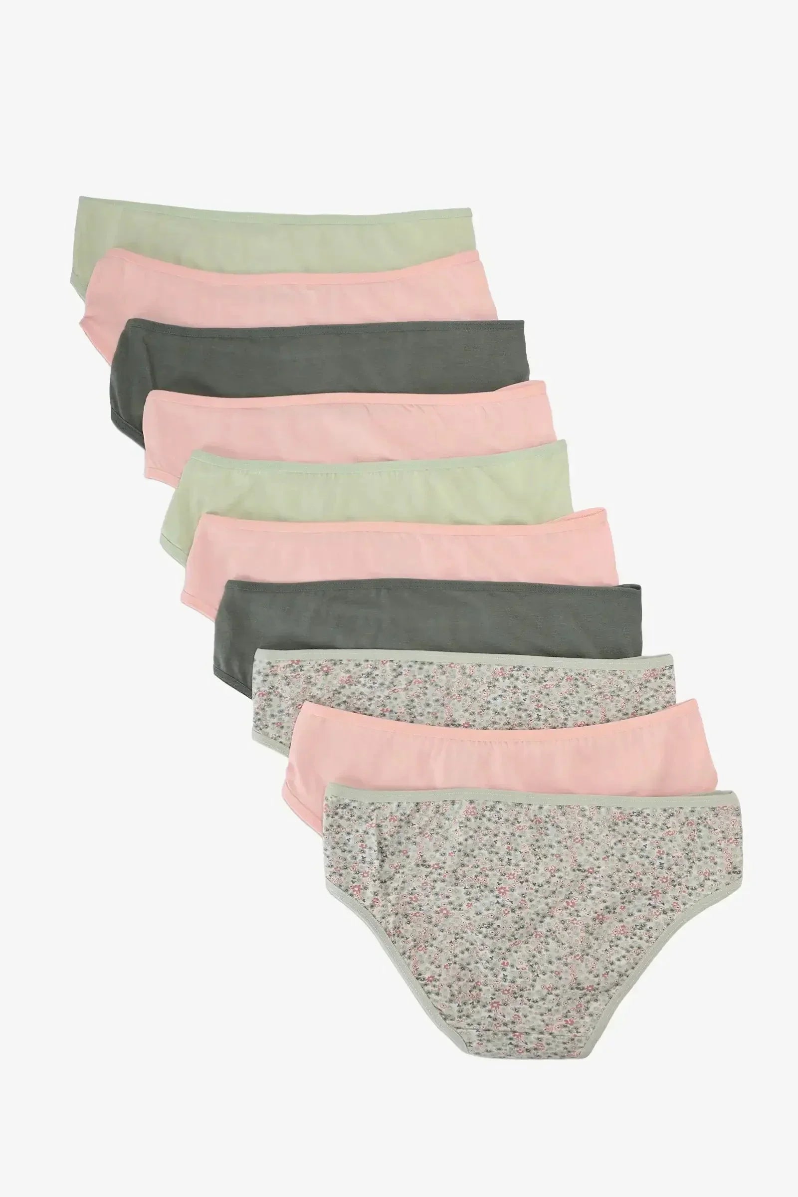 Carina - Pack of 10 Colored Bikini Panties 2