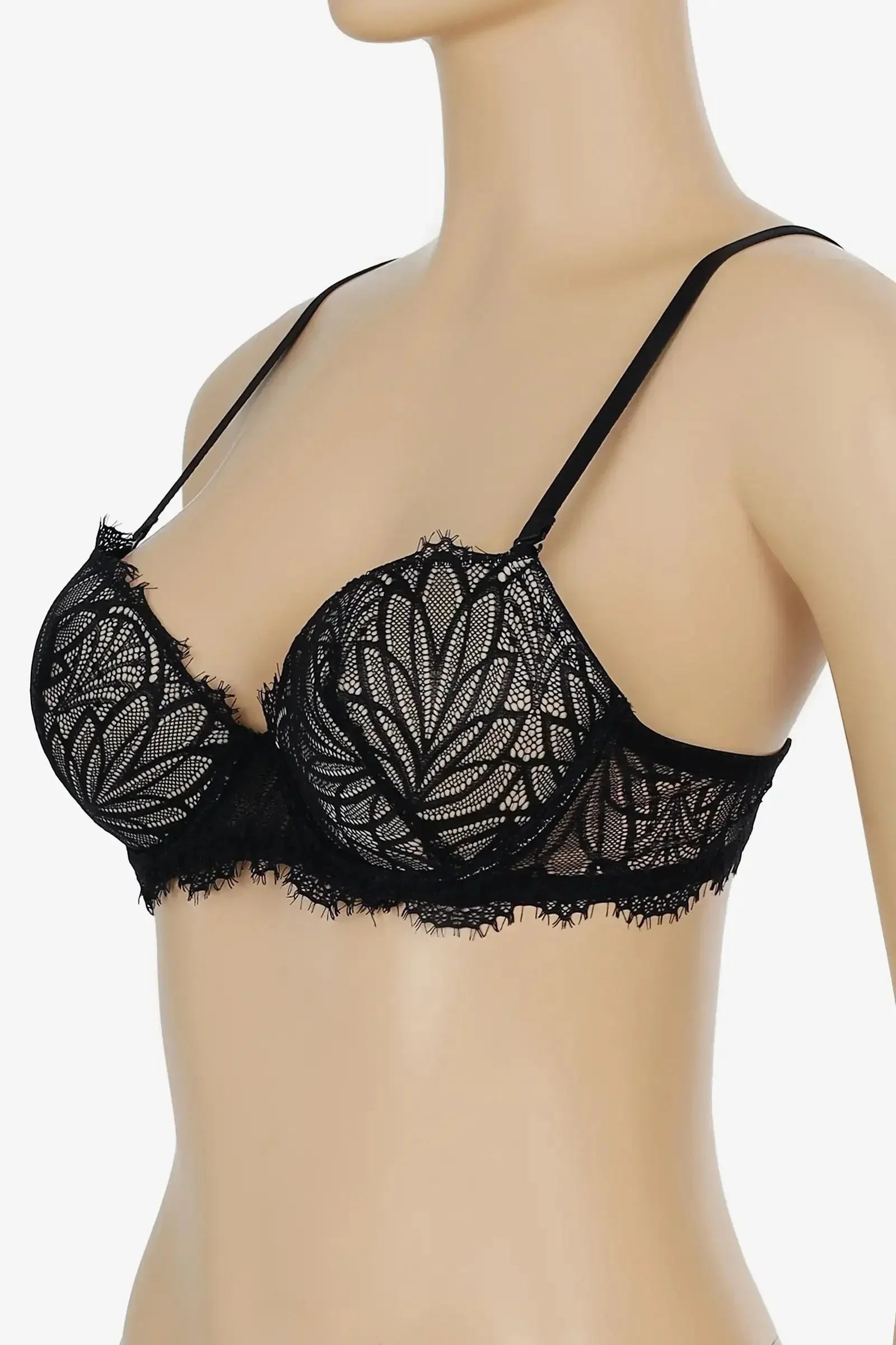 Carina - Contrast Lace Wired Bra 1