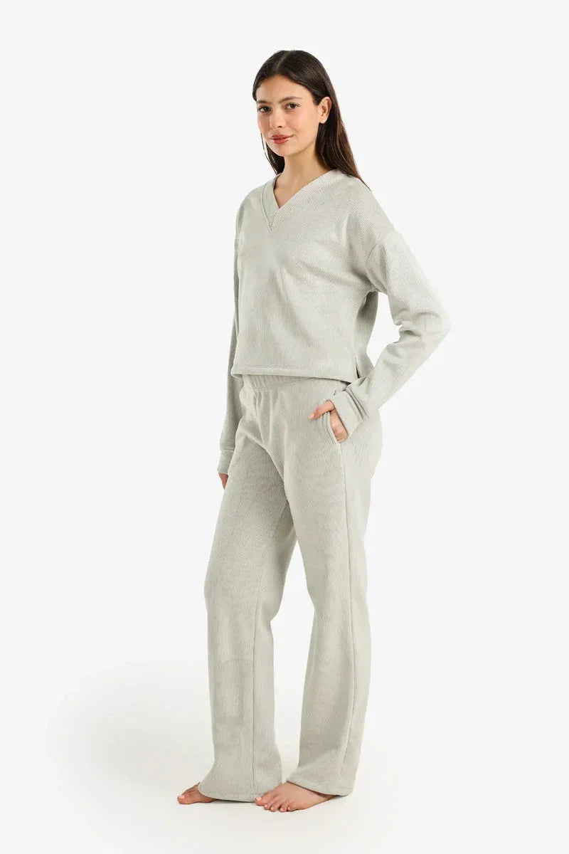 Carina - Ribbed Velvet Pyjama Set 5