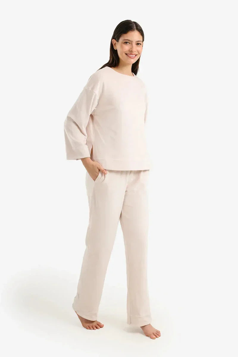 Velvet Long-Sleeve Pyjama Set - Carina 6