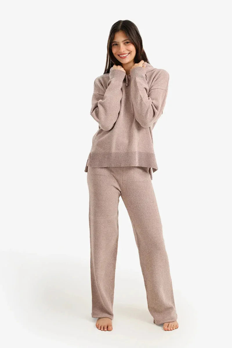 Carina - Hooded Knit Pyjama Set 2