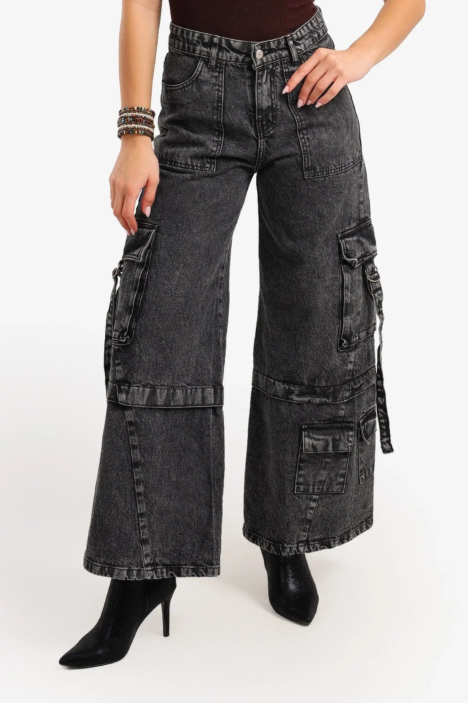Clue - Cargo Denim Pants 1