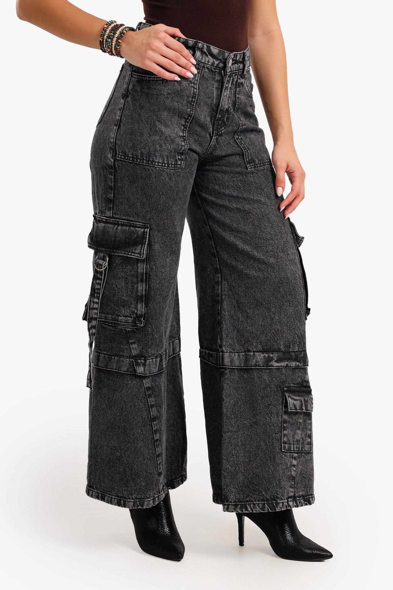 Clue - Cargo Denim Pants 2