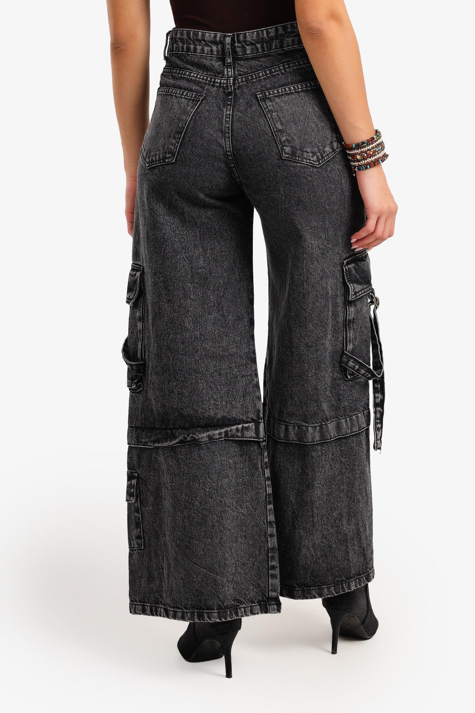 Clue - Cargo Denim Pants 3