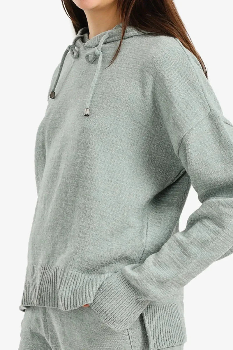 Carina - Hooded Knit Pyjama Set 12