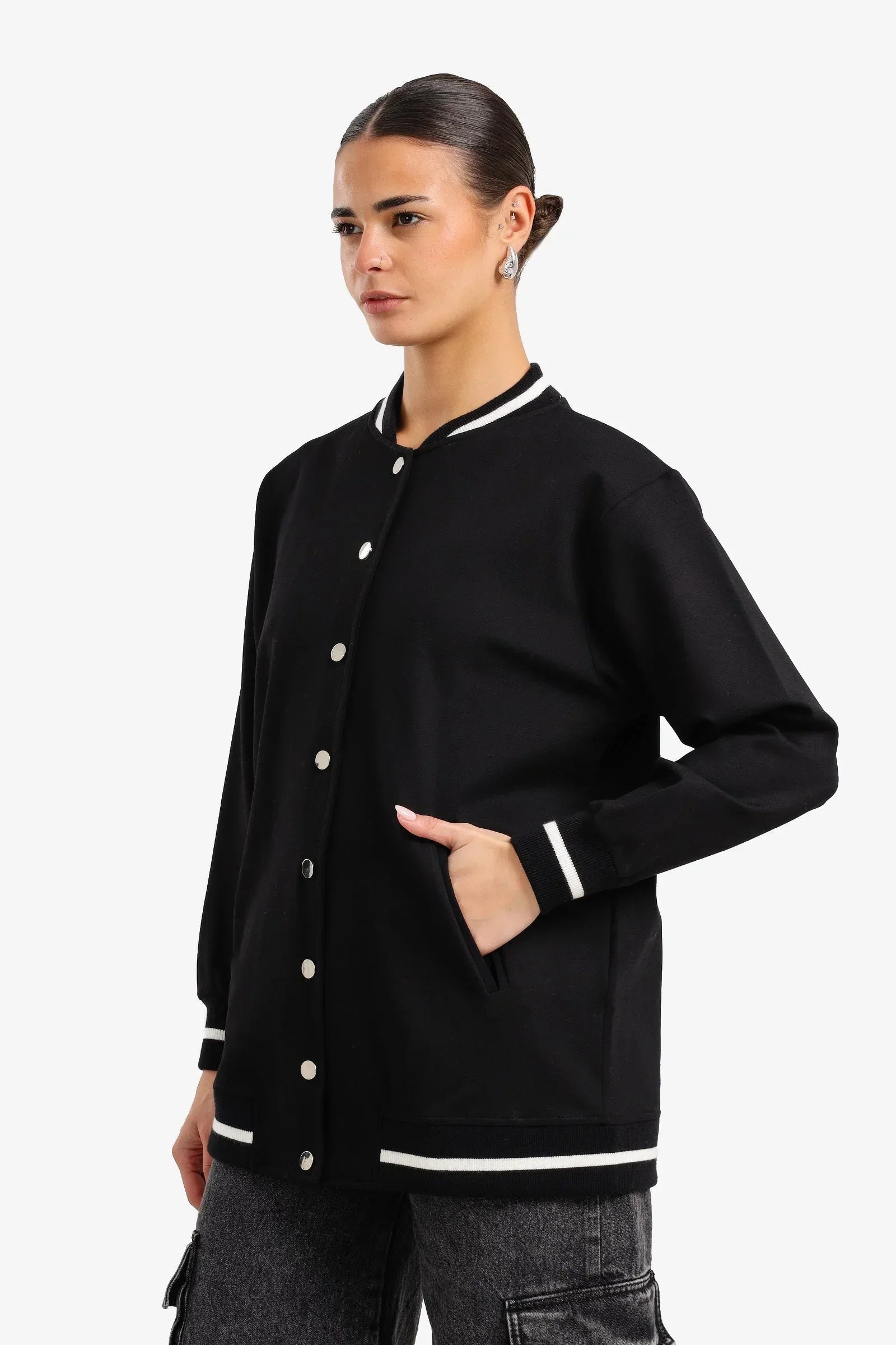 Clue - Button-Up Varsity Jacket 3