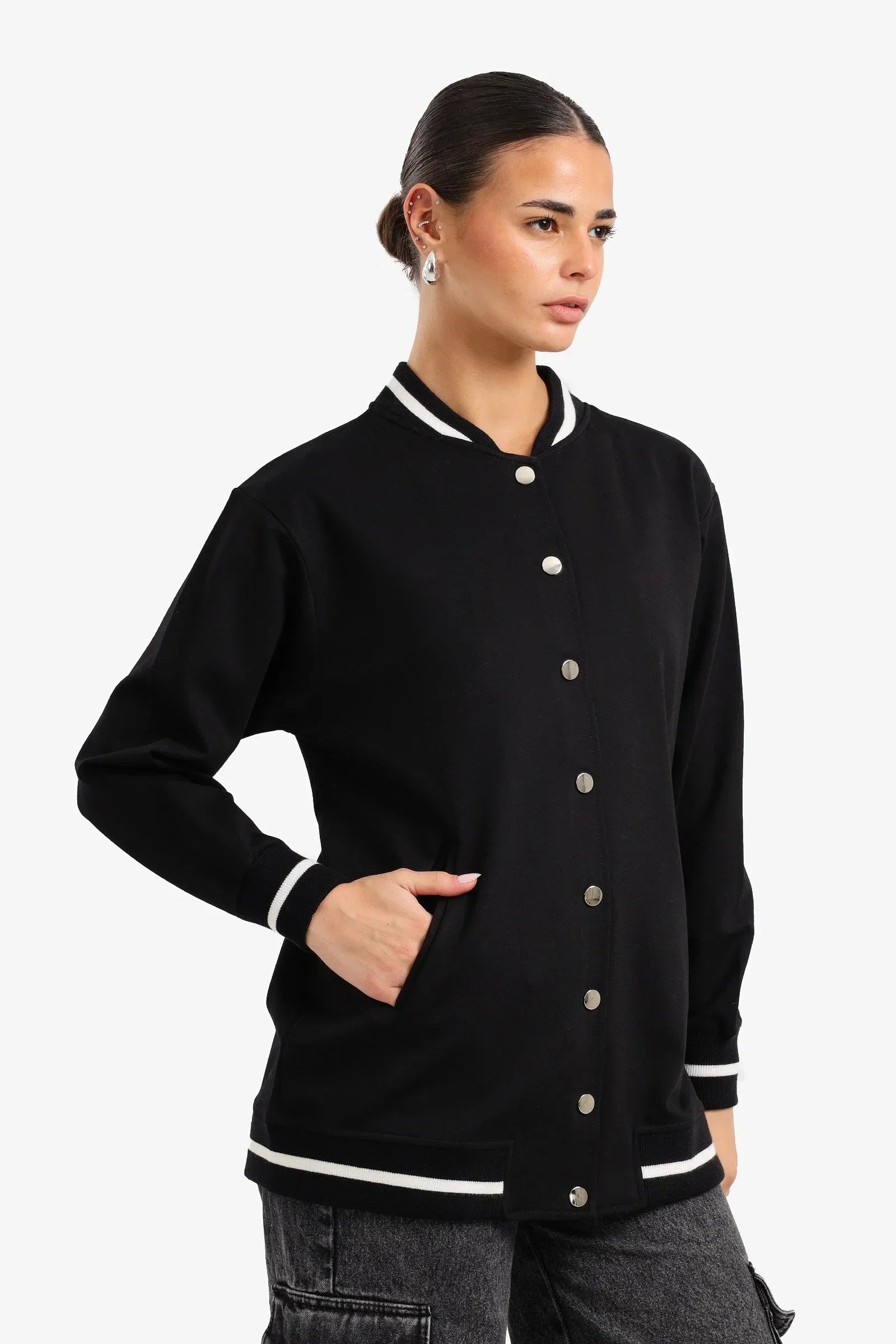 Clue - Button-Up Varsity Jacket 2