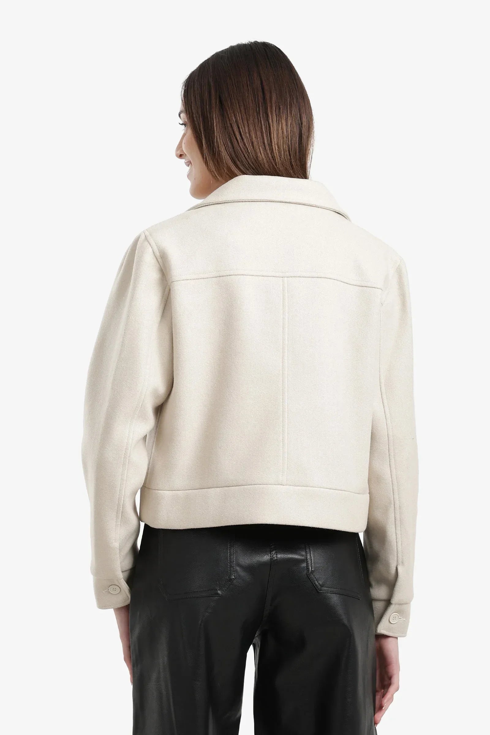 Carina - Flap Pocket Cropped Jacket 5