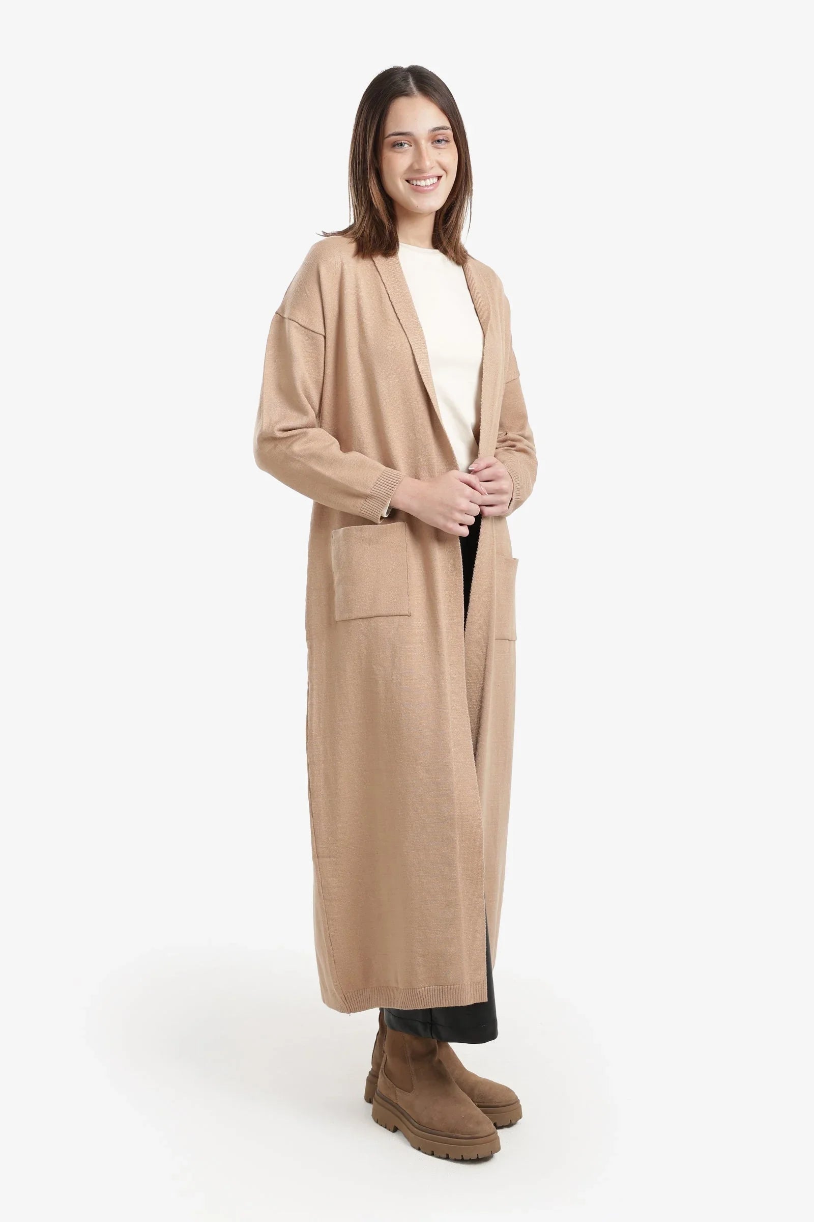 Carina - Open Front Maxi Cardigan 2