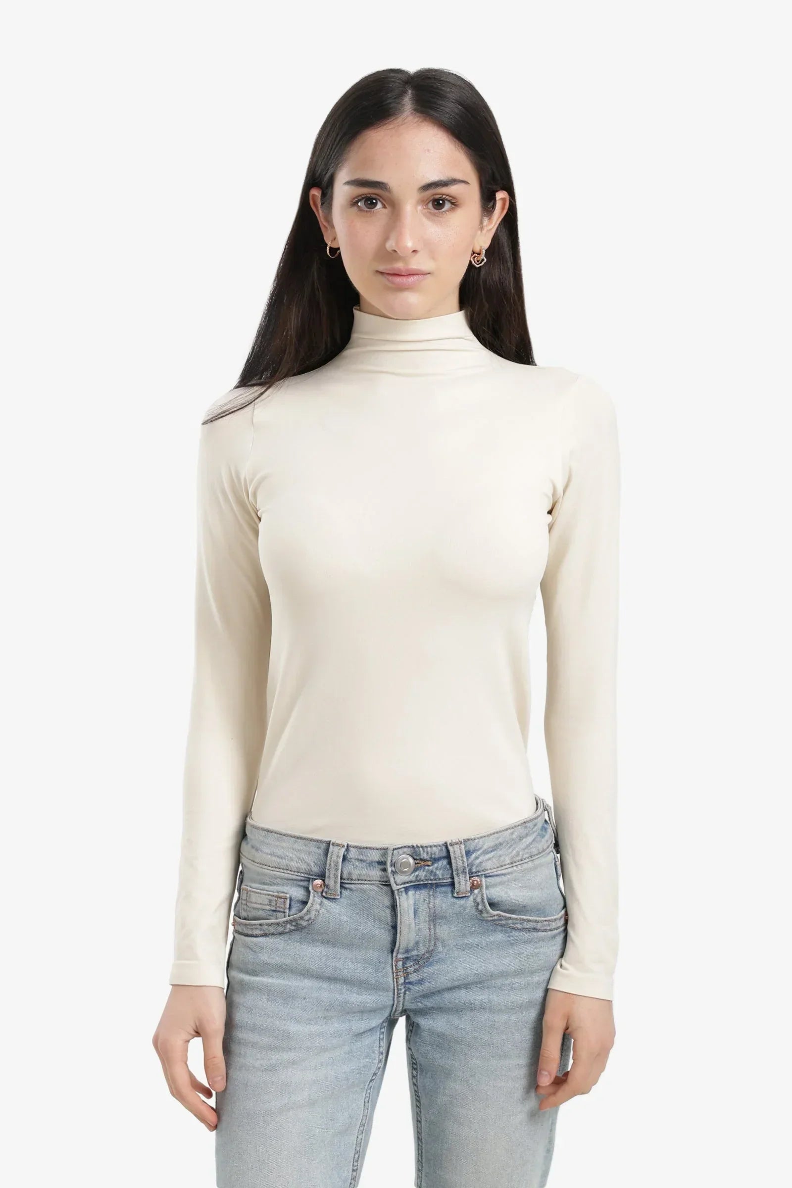 Carina - Slim Fit High-Neck Top 6