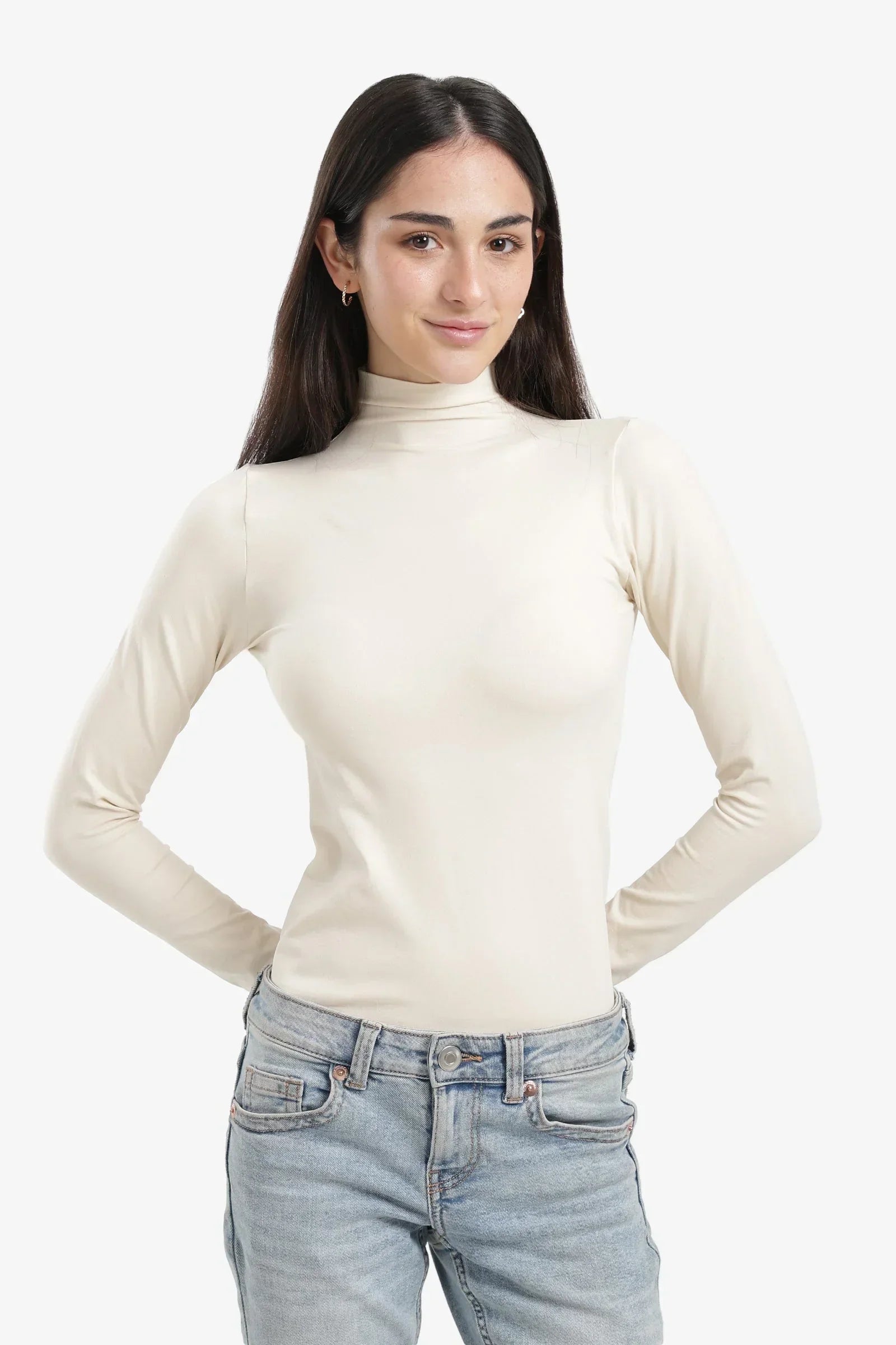 Carina - Slim Fit High-Neck Top 5